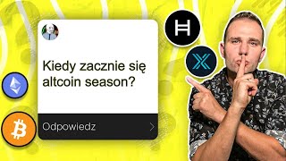 Nie Kupuj Altcoinów Przed 35000 Za Bitcoina🔴 Kryptowaluty QampA [upl. by Ennaegroeg]