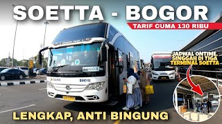 CARA NAIK BUS DAMRI DARI TERMINAL BANDARA SOEKARNO HATTA KE BOGOR [upl. by Cita986]