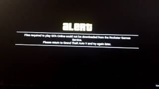 Files required to play GTA online could not be downloaded from Rock star Games Service need help [upl. by Eirrahs211]