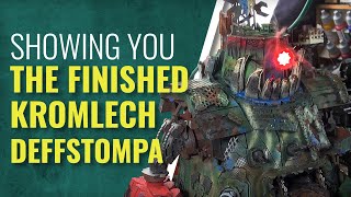 Painting Tips Perfect For ANY Ork Kit  Kromlech Deffstomper 40K Project [upl. by Manoff]