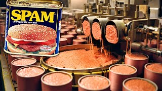 How CANNED MEAT is Made in Factories  How Its Made [upl. by Mcknight]