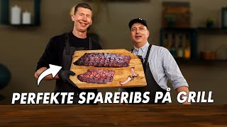 De Perfekte Spareribs Både Til Grill og Ovn [upl. by Analaf]