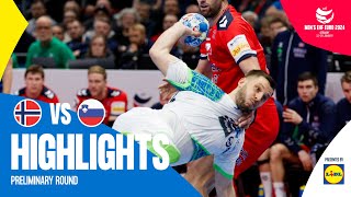 Until the very end  Norway vs Slovenia  Highlights  Mens EHF EURO 2024 [upl. by Mirabel]