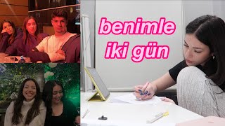 BENİME İKİ GÜN  ARKADAŞLARIM VE DERSLE DOLU BİR VLOG [upl. by Steinman407]