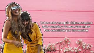 Aitana X Lele PonsTeléfono Lyrics [upl. by Buckden]