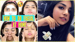 How To Do Professional Facial at home Step by StepFacial Hand movement techniqueKiran Beauty salon [upl. by Stclair]