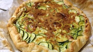 Torta Salata con Uova e Zucchine ricette con la pasta sfoglia [upl. by Ribaudo]