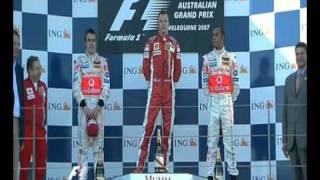 Podium  Albert Park 2007 [upl. by Beedon187]