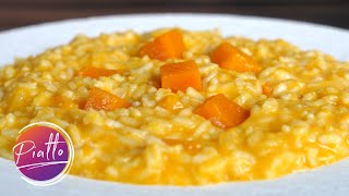 Risotto alla Zucca  Come Cucinare Riso Arborio  Primo Piatto [upl. by Garald]