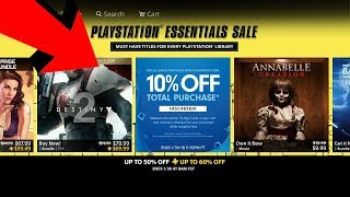 PS4 DISCOUNT CODE quotPS PLUS Essentialsquot PSN DEALS OF THE WEEK [upl. by Viola]