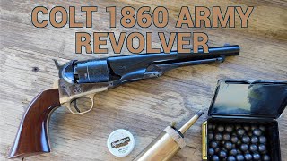 Colt 1860 Army Revolver Review [upl. by Karisa]