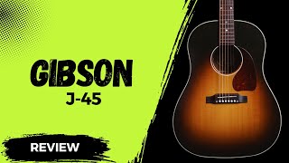 Review Gibson J45 Standard  Uma lenda dos violões [upl. by Nimesh932]