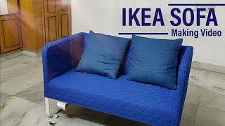 IKEA Knopparp Sofa  Budget Friendly Startup Sofa  Making Video [upl. by Ytrebil506]