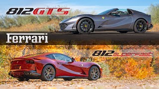 Ferrari 812 GTS and Superfast [upl. by Aleyak]