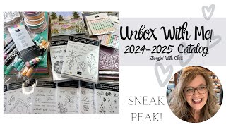 UNBOX WITH ME Sneak Peeks of the 20242025 Annual Stampin Up Catalog [upl. by Rosario]