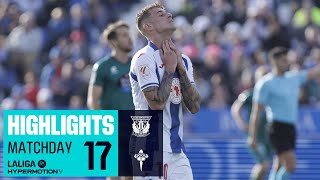 Resumen de CD Leganés vs Racing Club Ferrol 22 [upl. by Ettenim778]