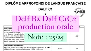 Delf B2 Dalf C1 C2 speaking ⭕️ explained by a Dalf C2 holder [upl. by Nnateragram905]