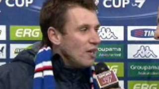 Sampdoria  Siviglia 10 gol di Bottinelli e intervista a Cassano 181208 [upl. by Luigino147]