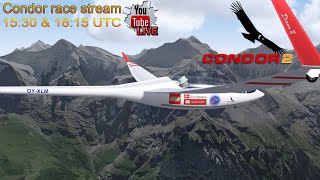 Condor2 live soaring race 1530 UTC  Tchin Tchin [upl. by Jeb403]