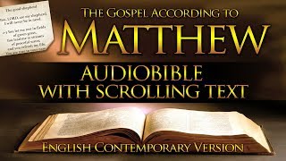 Holy Bible Matthew 1 to 28  Full Contemporary English With Text [upl. by Ardnasxela273]