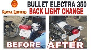 Bullet Electra 350 back light change [upl. by Assile147]