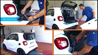 Smart Fortwo  So bauen Sie die Außenverkleidung der Heckklappe aus  W4533 [upl. by Assele]