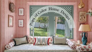 Eclectic Home Design Eclectic Home Tour Eclectic Home Decor Eclectic Pops of Color Colorful [upl. by Alaehcim461]