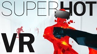 Dodging Bullets and Freezing Time  SUPERHOT VR Gameplay  Oculus Rift VR  Virtual Reality [upl. by Attennaej585]