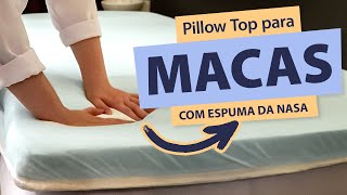 Pillow Top para Macas de Espuma Viscoelástica  BF Colchões [upl. by Graces]