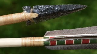 Ishi Arrow Part 1 How to make a primitive Native American Arrow for primitive archery hunting [upl. by Viridi419]