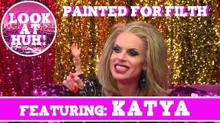 Katya on Hey Qween amp Dragaholic Present Painted for Filth  Hey Qween [upl. by Edva15]