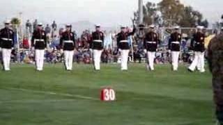 USMC Silent Drill Platoon 1 Mistake plus recovery [upl. by Tavis790]