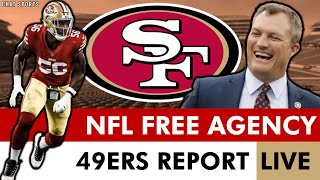 49ers 2024 NFL Free Agency Tracker LIVE  Day 2 49ers Rumors News amp Top NFL Free Agents Left [upl. by Esirehc506]