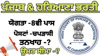 Punjab peon bharti 2024punjab govt jobs 2024latest punjab govt jobslatest vacancies in punjab2024 [upl. by Nagiam]