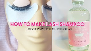 How to Make Lash Shampoos LASH CONCENTRATE [upl. by Anul]