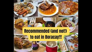 Where to eat in Boracay  Top 10 Restaurants  Boracay 2023 [upl. by Carolan827]