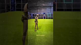 Mike vs Robot 🤖🔥 footballshorts skills football goalkeeper [upl. by Martynne]