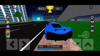 Rimac Nevera Car Dealership Tycoon City race lap 2 best lap 345 total time 1127 [upl. by Mabelle132]