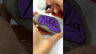 Lets Paint a Fun Personalized Gift idea  Rock Painting 101 diygift rp101 [upl. by Lalat]