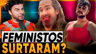 NICEPOLL FAZ FEMINISTOS SURTAREM COM PIADAS EM DEADPOOL E WOLVERINE [upl. by Clere980]