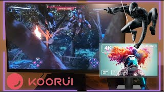 KOORUI 27quot 4K UHD Gaming Monitor  Gaming Never Looked This Sharp [upl. by Hgielsa]