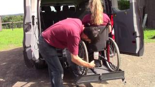 Details of installation of Ricon wheelchair lift in a Ford Transit [upl. by Ailak]