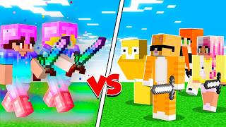 Caçadores vs Kass e KR Super OP no Minecraft [upl. by Eartnoed338]