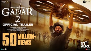 Gadar2 Official Trailer  11th August  Sunny Deol  Ameesha Patel  Anil Sharma [upl. by Pucida]