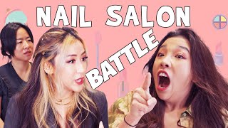 NAIL SALON BATTLE [upl. by Rosenbaum610]