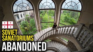 ABANDONED SOVIET SANATORIUMS Tskaltubo Georgia 🇬🇪 [upl. by Nellek]