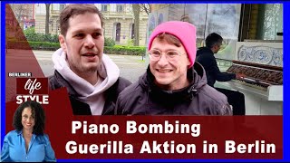 Piano Bombing  ein Piano geht auf Reise und darf von Dir gespielt werden [upl. by Pip]