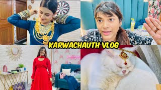 Samreen Ka Karwachauth  My New Bag  Mahjabeen Ali Vlogs [upl. by Luemas]