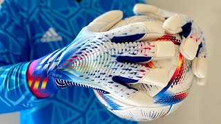 Adidas PREDATOR EDGE GL PRO HYBRID ALRIHLA Goalkeeper Gloves [upl. by Upton]