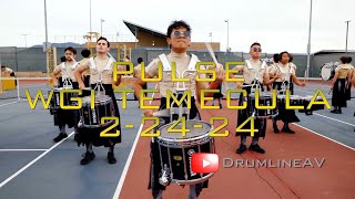 2024 Pulse Percussion WGI Temecula Full Run 22424 [upl. by Notserp]